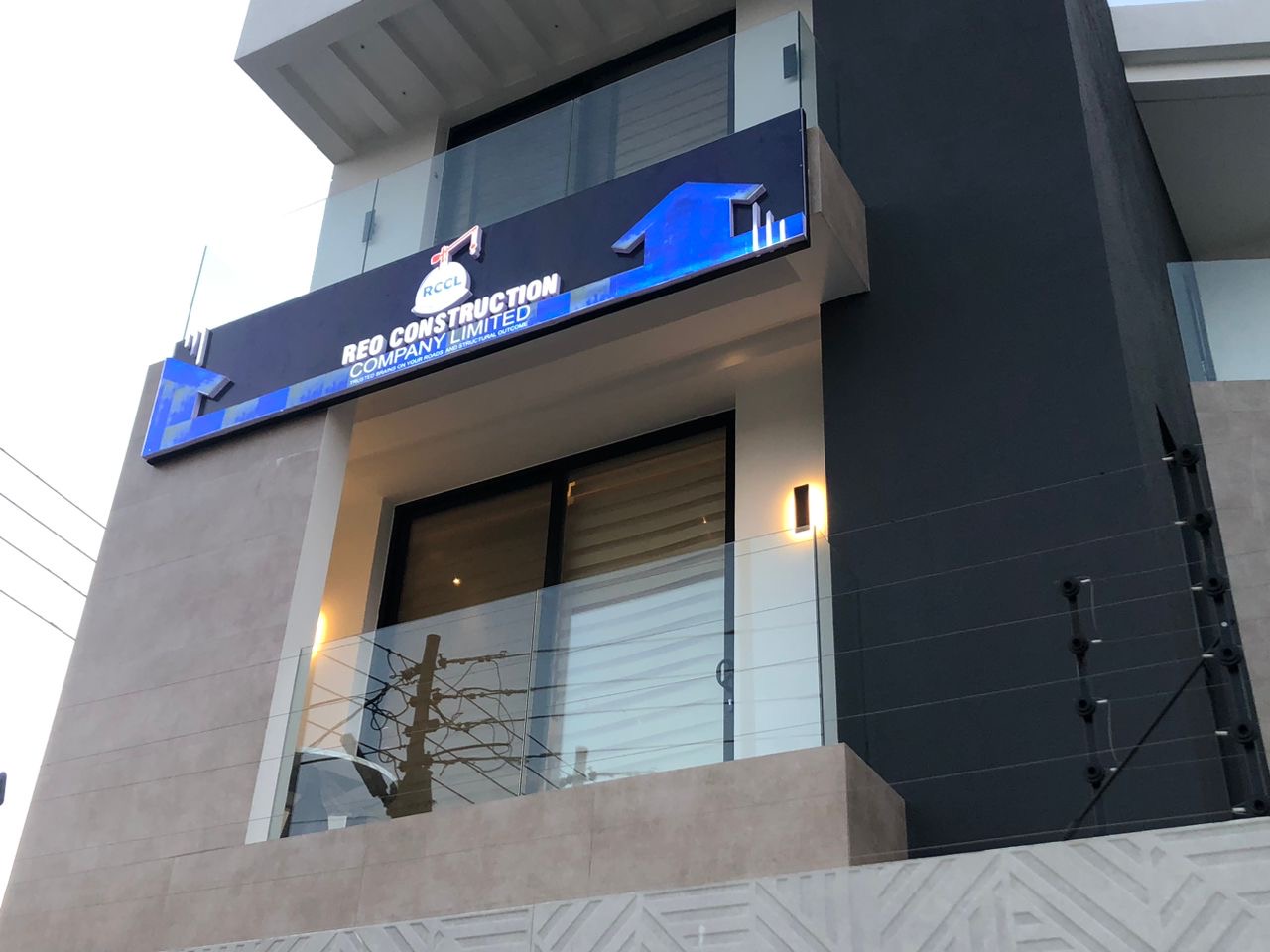 Construction project showcase